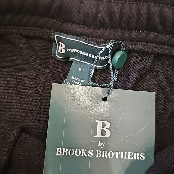 Brooks Brothers Black Athletic Shorts Size 8 NWT - Picture 2 of 7